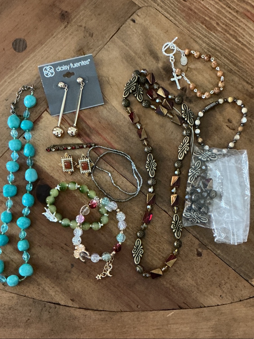 Jewelry Bundle 11 pc Mix of vintage, new, broke, handcrafted